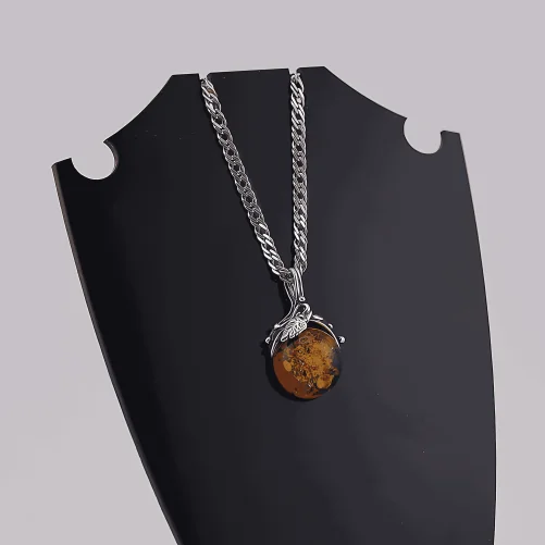 TODEX JEWELLERY|zawieszki srebrne z bursztynem